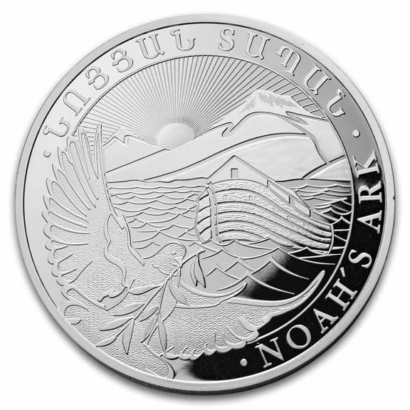 2026 Armenia 1 kilo Silver 10000 Drams Noahs Ark BU