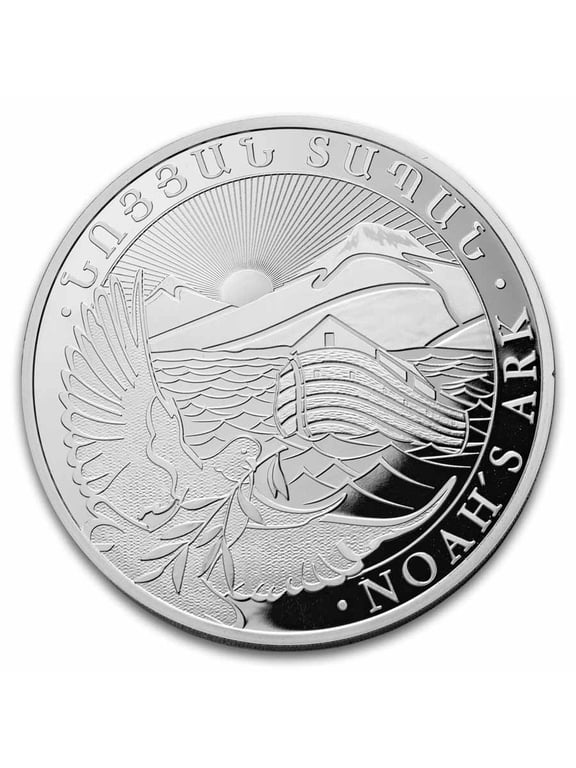 2026 Armenia 1 kilo Silver 10000 Drams Noahs Ark BU
