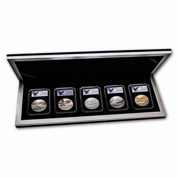 2026 Ascension Isl. Silver Artist Collection: American Eagle Set