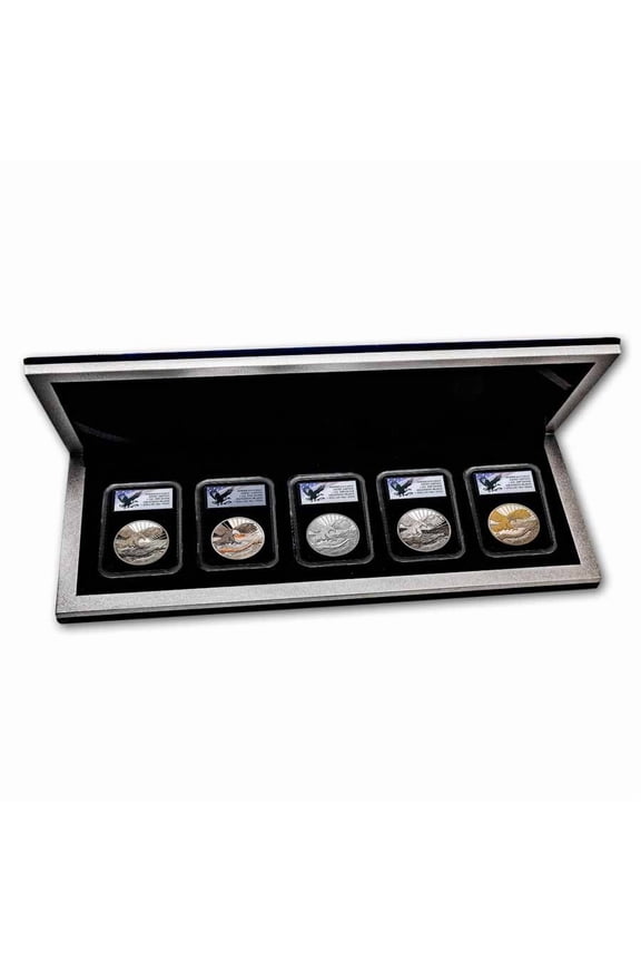2026 Ascension Isl. Silver Artist Collection: American Eagle Set
