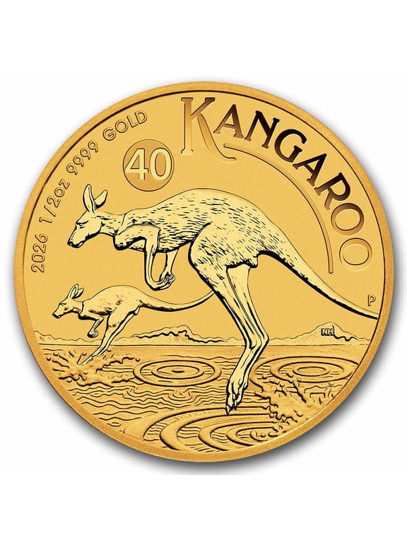 2026 Australia 1/2 oz Gold Kangaroo BU
