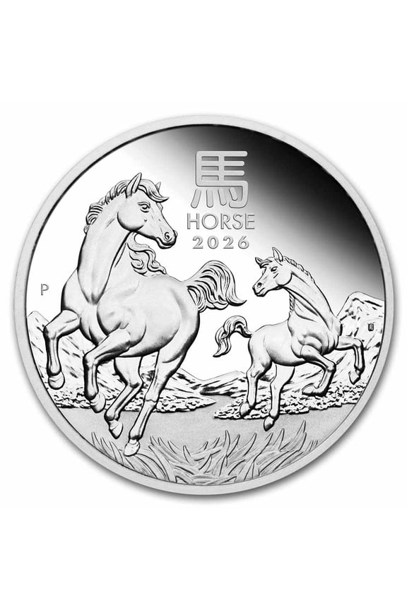2026 Australia 1/2 oz Silver Lunar Horse Proof (w/Box & COA)