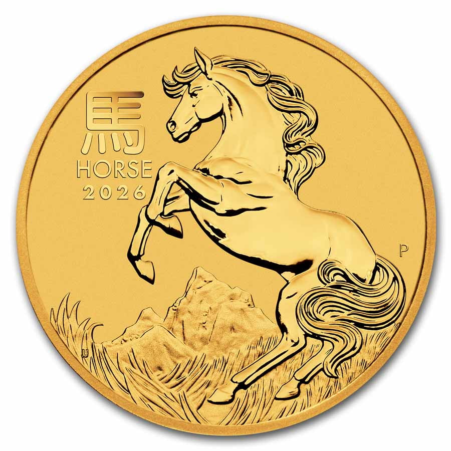 2026 Australia 1/4 oz Gold Lunar Horse BU (Series III)