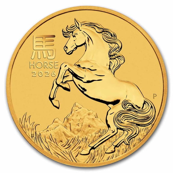 2026 Australia 1/4 oz Gold Lunar Horse BU (Series III)