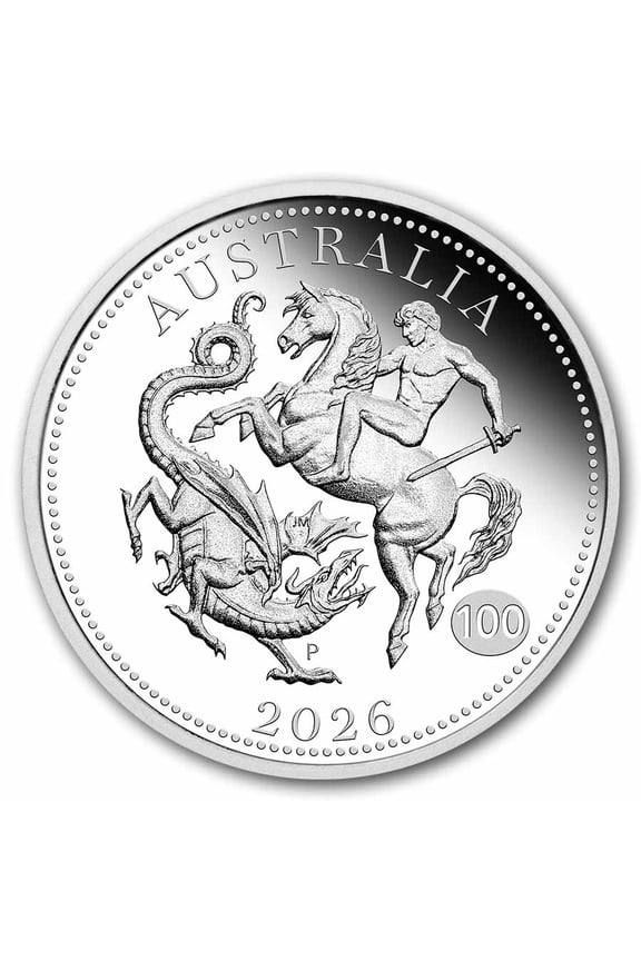 2026 Australia 1/4 oz Silver Sovereign Proof (Box, COA)