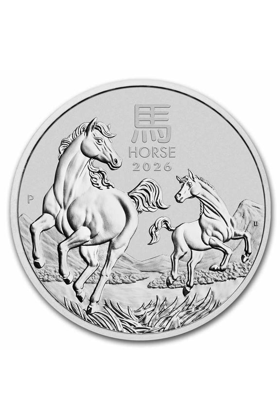 2026 Australia 1 kilo Silver Lunar Horse BU (Series III)