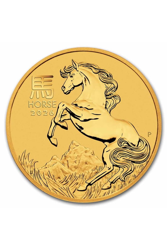 2026 Australia 2 oz Gold Lunar Horse BU (Series III)