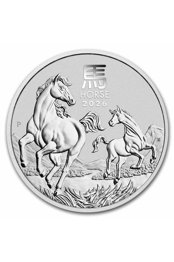2026 Australia 2 oz Silver Lunar Horse BU (Series III)