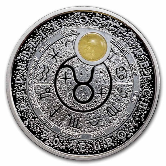 2026 Austria Silver 20 The Stars Series: Taurus (Box/COA)