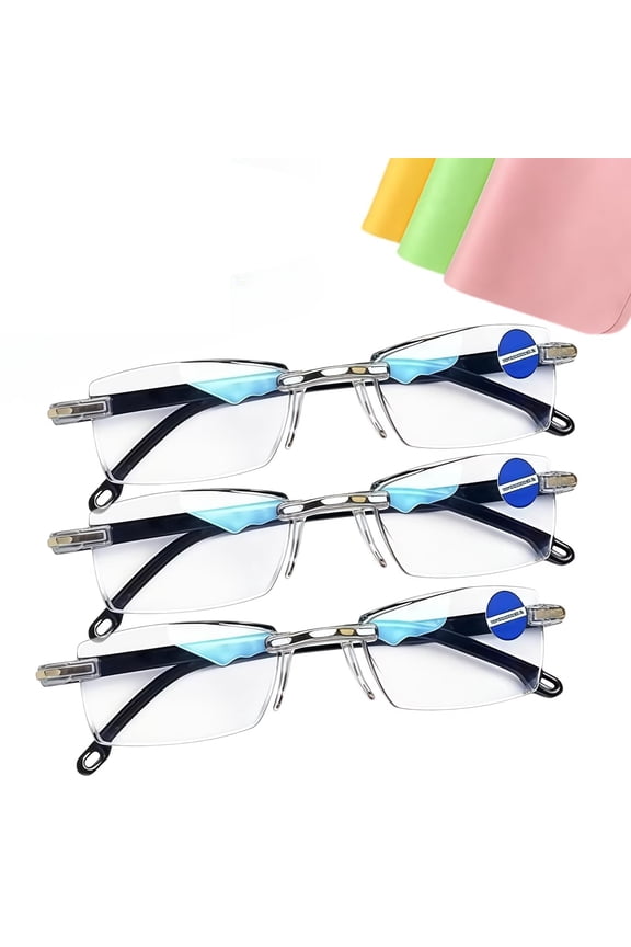 2026 Auto Adjusting Smart Reading Glasses, Dual Focus HD Vision Eyewear for Near & Far, Anti-Blue Light Lightweight Unisex Glasses