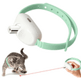 thumbnail image 1 of 2026 Automatic Cat Toys, Interactive Laser Cat Toys for Indoor Cats, USB Rechargeable Kitten Toy, Adjustable 8–12", 41°Adjust Angle, Automatic Cat Toy for Chase Fun Play Exercise (Green), 1 of 7