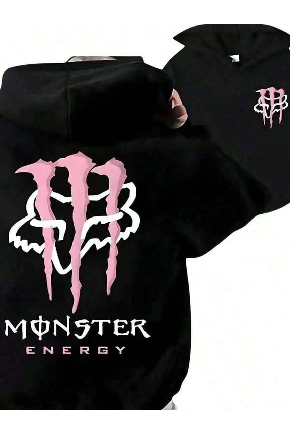 2026 Autumn And WinterDirt Bike Motorcycle Cross-Country Race Fox Racing Monster Energy Ink Pink Off-Road Vehicle Hoodie T-Shirt Dirtbike Clothing Men Women Boys Girls SCar Unisex LORA ArcherLoose An