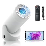 2026 BDQ New Mini 4K Portable Smart Projector with WiFi 6 & Bluetooth 5.4, Auto Keystone, 180 Rotation, Android 13 Auto Keystone Correction,35"-130" Screen Video Projector