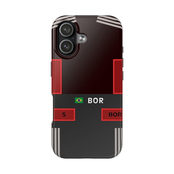 2026 BOR #5 Race Suit Style Phone Case - Brazilian Driver Formula racing suit