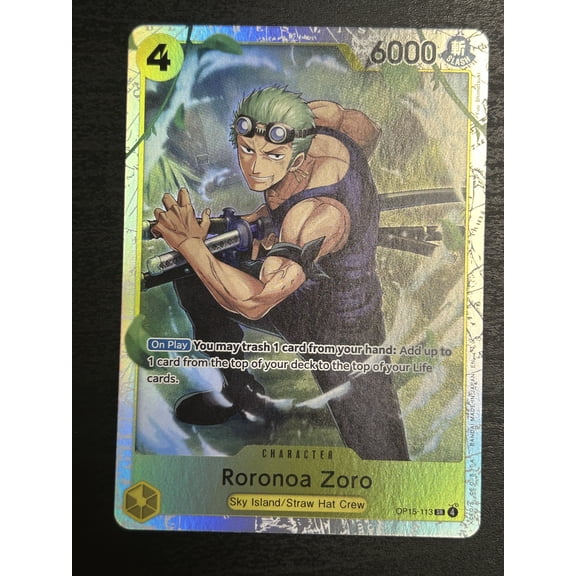 2026 Bandai One Piece Card Game Roronoa Zoro Holo