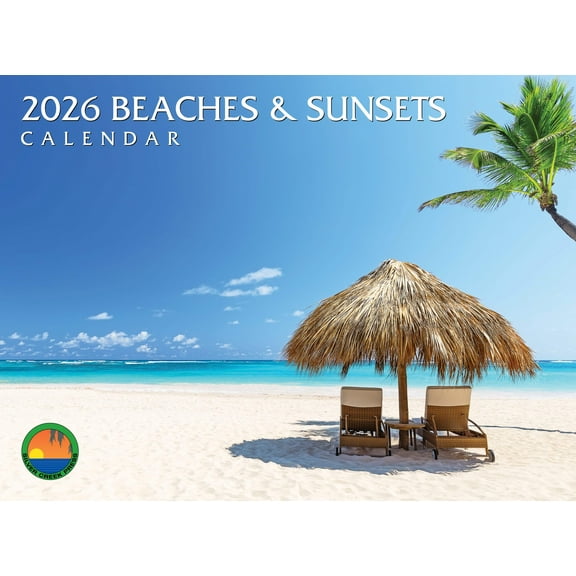 2026 Beaches Sunsets Calendar