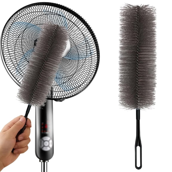 2026 Bendable Microfiber Fan Cleaning Duster Brush,Washable Reusable Cobweb Dust Remover,Flexible Angle Cleaner for Ceiling Fan Blades AC Vents Blinds Curtains Car Interior Household Dusting Tool