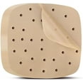 thumbnail image 1 of 2026 Best 200PCS 8.5 Inch Square Perforated Air Fryer Parchment Paper Liners, Disposable Baking Paper for Air Fryer Oven Bamboo Steamer Cooking, 1 of 7