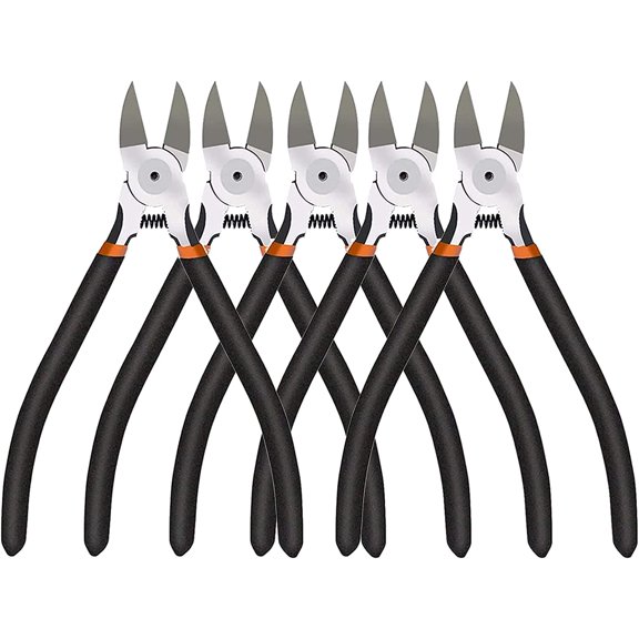 2026 Best 6 Inch Heavy Duty Flush Side Wire Cutters 5 Pack, Multipurpose Metal Cutting Pliers for Floral Artificial Flower Chicken Wire Craft & Electrical Wire Trimming