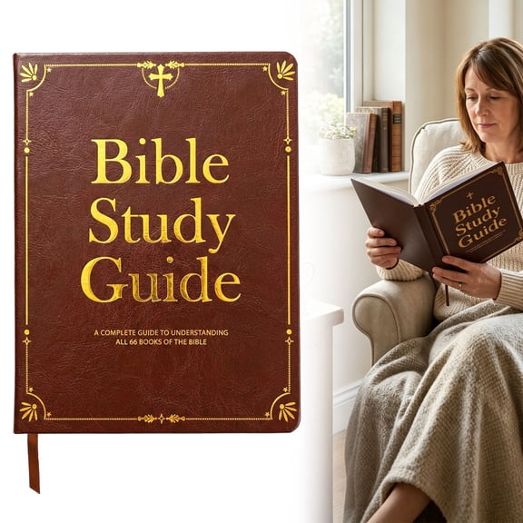 2026 Bible Study Guide for Women & Men  Beginner-Friendly Study of All 66 Books with Life Application & Reflection Notes | Premium Lay-Flat Hardcover Devotional Journal