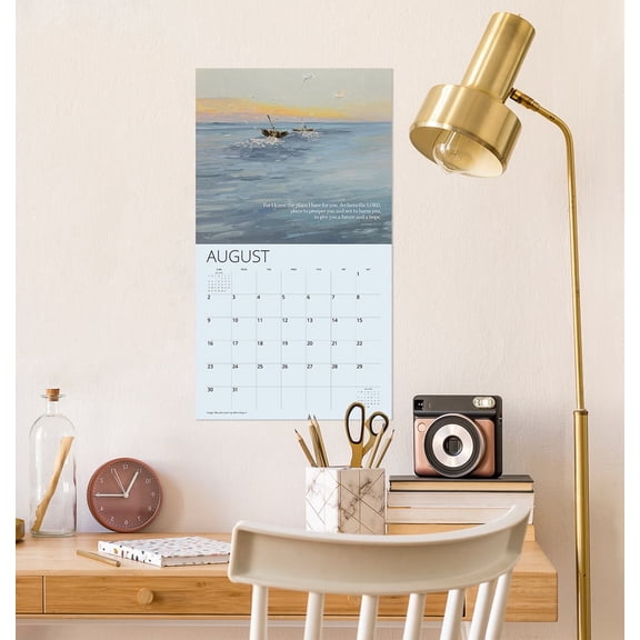 2026 Bible Verse Wall Calendar -The Lord is My Light- Monthly Inspiration Christian Home Decor Calendar