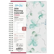 Blue Sky 2026 Weekly and Monthly Planner Calendar, January 2026 - December 2026, 5" x 8", Flexible Frosted Cover, Laminated Tabs, Durable Twin Wire Binding, Lindley