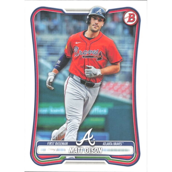 2026 Bowman #38 Matt Olson Atlanta Braves MLB Baseball Base Trading Card