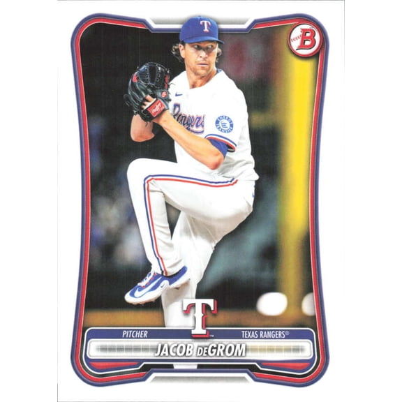 2026 Bowman #64 Jacob deGrom Texas Rangers MLB Baseball Base Trading Card
