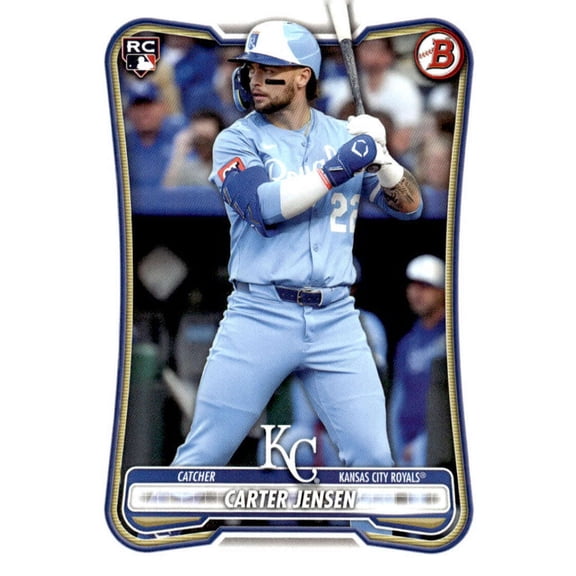 2026 Bowman #66 Carter Jensen RC Rookie Kansas City Royals  MLB Baseball Base Trading Card
