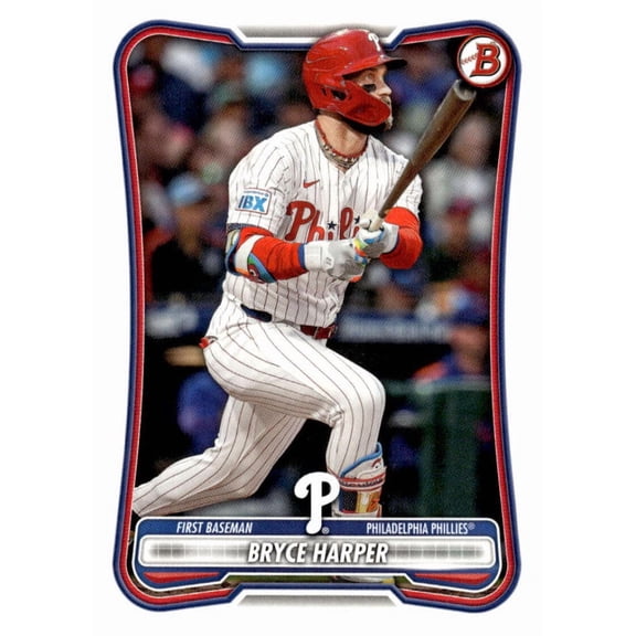 2026 Bowman #7 Bryce Harper Philadelphia Phillies MLB Baseball Base Trading Card
