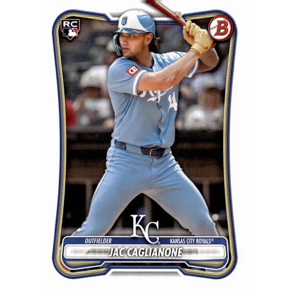2026 Bowman #75 Jac Caglianone RC Rookie Kansas City Royals MLB Baseball Base Trading Card