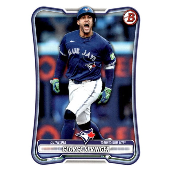 2026 Bowman #95 George Springer Toronto Blue Jays  MLB Baseball Base Trading Card