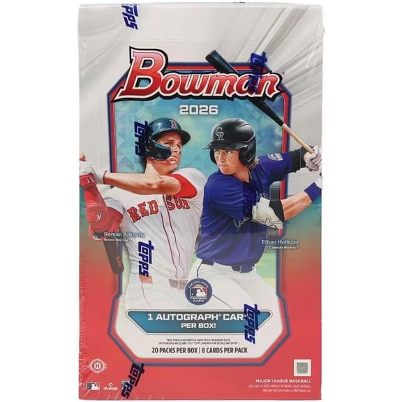 2026 Bowman Baseball Factory Sealed Hobby Box