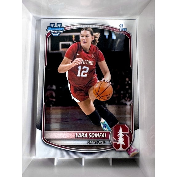 2026 Bowman Basketball Chrome 1st Bowman Lara Somfai Stanford Cardinal Card