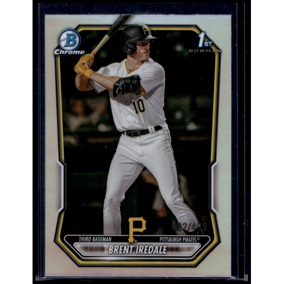 2026 Bowman Chrome Refractor BCP-31 Brent Iredale 192/499 Pittsburgh Pirates Baseball Card