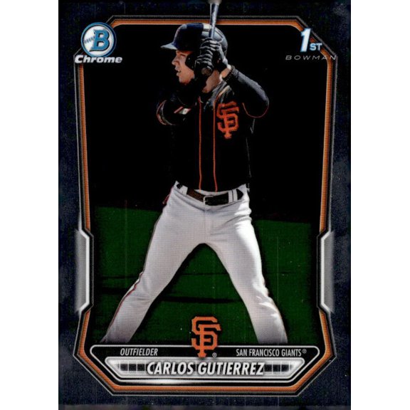 2026 Bowman Chrome Prospects #BCP-14 Carlos Gutierrez San Francisco Giants RC Rookie MLB Baseball Base Trading Card