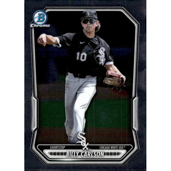 2026 Bowman Chrome Prospects #BCP-44 Billy Carlson Chicago White Sox RC Rookie MLB Baseball Base Trading Card