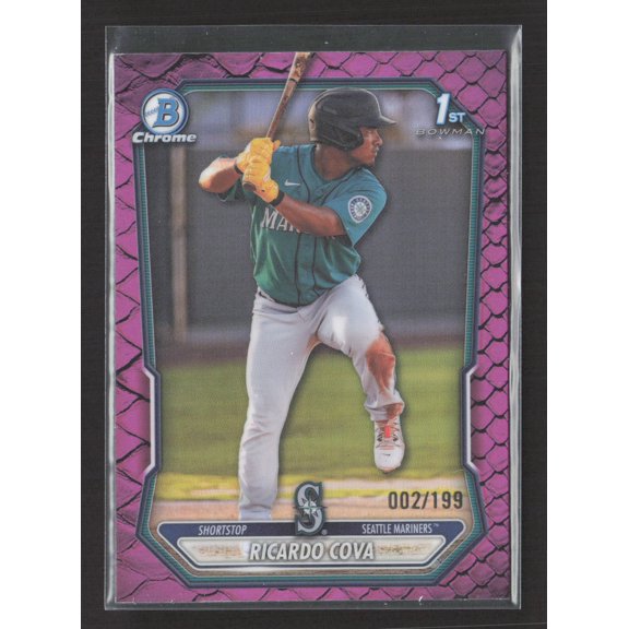 2026 Bowman Chrome Ricardo Cova #BCP-94 Pink Lava Refractor /199