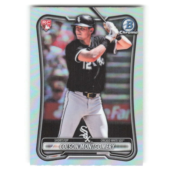 2026 Bowman Chrome Rookie Red RC Logo Variation #68 Colson Montgomery RC Rookie Chicago White Sox MLB Baseball Trading Card