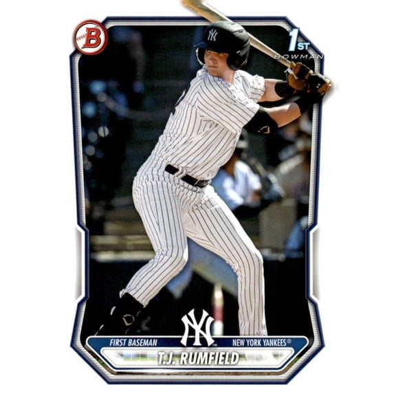 2026 Bowman Prospects #BP-134 T.J. Rumfield New York Yankees RC Rookie MLB Baseball Base Trading Card