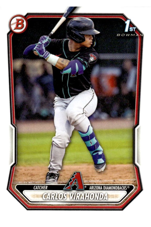 2026 Bowman Prospects #BP-28 Carlos Virahonda Arizona Diamondbacks RC Rookie MLB Baseball Base Trading Card