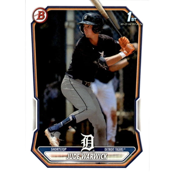 2026 Bowman Prospects #BP-58 Jude Warwick Detroit Tigers RC Rookie MLB Baseball Base Trading Card