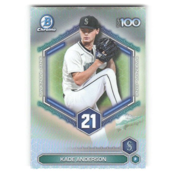 2026 Bowman Scouts Top 100 #BTP-21 Kade Anderson Seattle Mariners MLB Baseball Trading Card