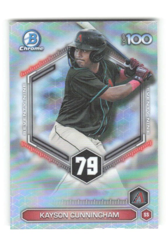 2026 Bowman Scouts Top 100 #BTP-79 Kayson Cunningham Arizona Diamondbacks  MLB Baseball Trading Card