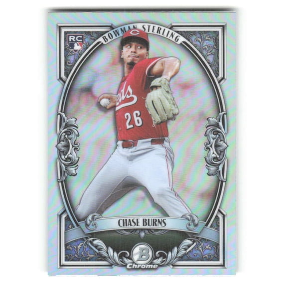 2026 Bowman Sterling #BST-10 Chase Burns Cincinnati Reds MLB Baseball Trading Card