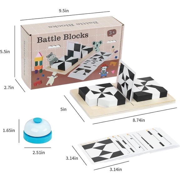 2026 Brain Teaser Puzzles, Block Puzzle, Battle Blocks Game, 40 Challenge, Teens, IQ Test Mind Puzzle Toys, Birthday Gifts for Adult