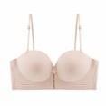 thumbnail image 1 of 2026 Bras for Women JIANLAI Front Closure Underwire Support Bra, Removable Adjustable Thin Strap Seamless Bra, Multiway Daily Evening Outfit Support Bra, 1 of 3