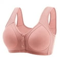 thumbnail image 1 of 2026 Bras for Women JIANLAI Bra for Women Seamless No Underwire Back Smoothing Everyday Comfort,Bralette Pink, 1 of 8