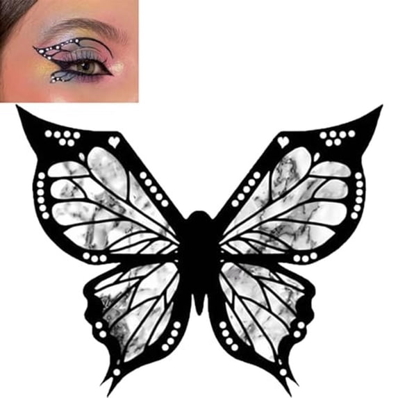 2026 Butterflyss Eyeliner Pencil Template Butterflyss Makeup Template Wing Eyeliner Pencil Molds Reusable Flexible Eyeliner Applicator Plastic Tool