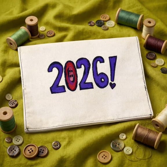 2026 Button Calendar: Stitch Your Year One Button at a Time, DIY Craft Calendar with 400 Buttons, Colorful Months Design, Fun Project for Family and Friends